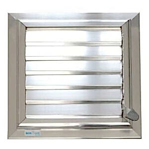 Gri alüminyum banyo menfez kapağı
